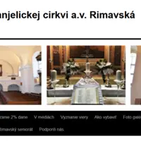 Podporme aktivity v CZ ECAV Rimavská Sobota