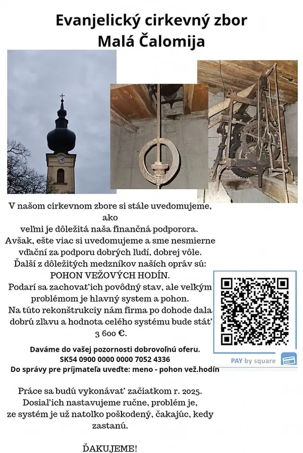 Opravy v Malej Čalomiji